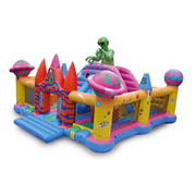 Green Lanterna inflatable amusement park